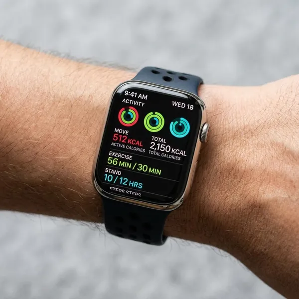 What total calories mean on Apple Watch